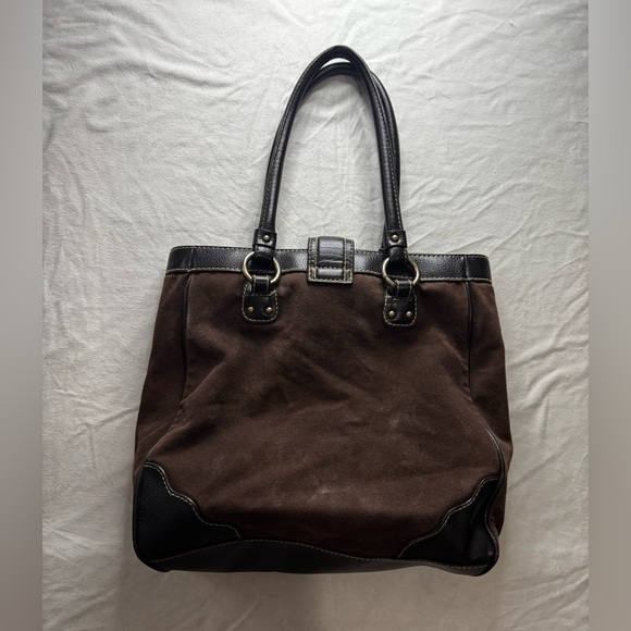 Stylish Black and Brown Tote Bag - Picture 2 of 5